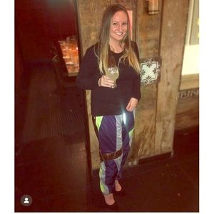 Asos 90’s joggers with multicolored panels